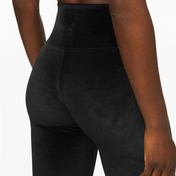 lululemon athletica Pants - LULULEMON Wunder Lounge VELVET,  size 4, black